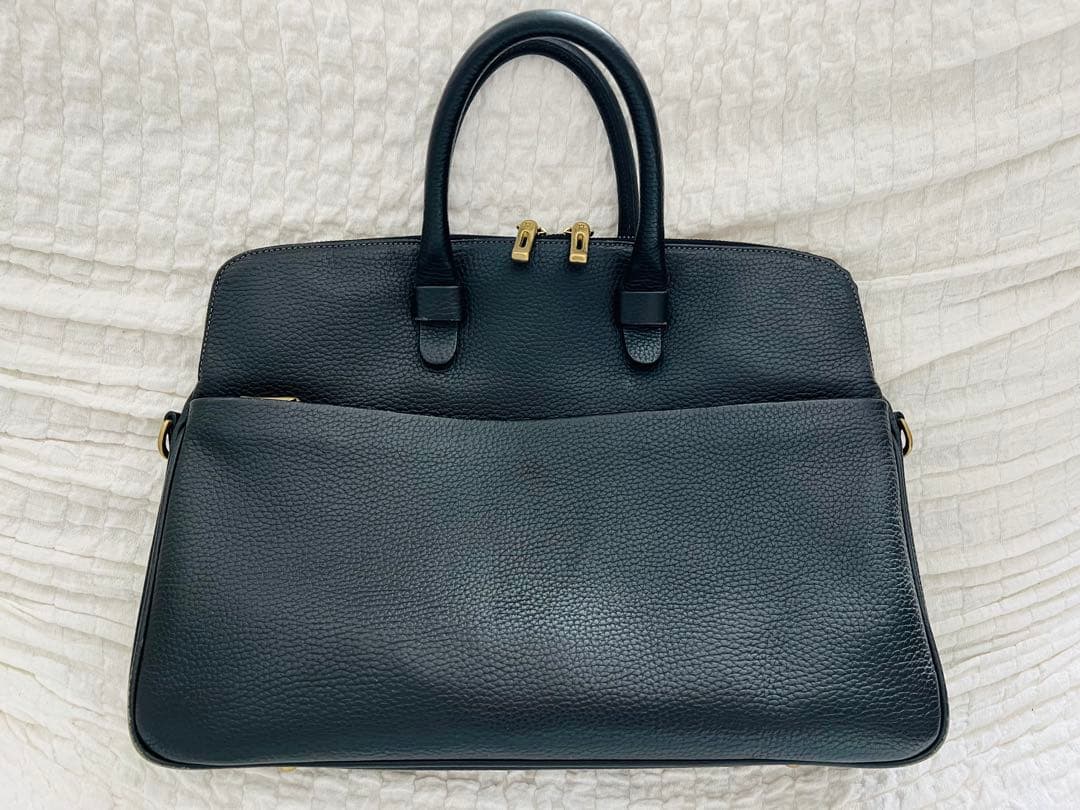 美品　 トフアンドロードストーン　 ビジネスバッグ　レザー　2way Vブリーフ