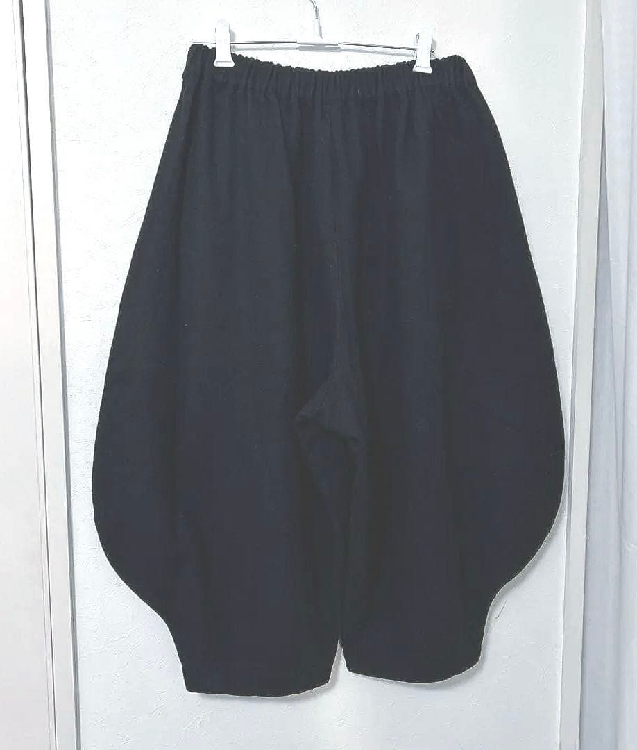 BLACK コムデギャルソン ウール変形サルエルバルーンパンツxs