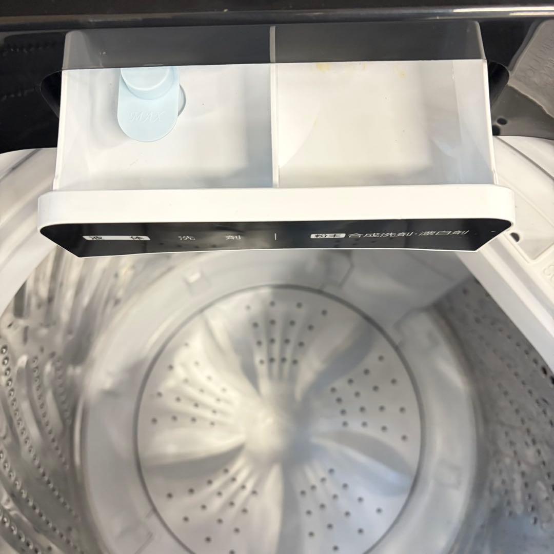 646 ブラックカラー　洗濯機　容量5.5キロ　一人暮らし　冷蔵庫も有　極美品