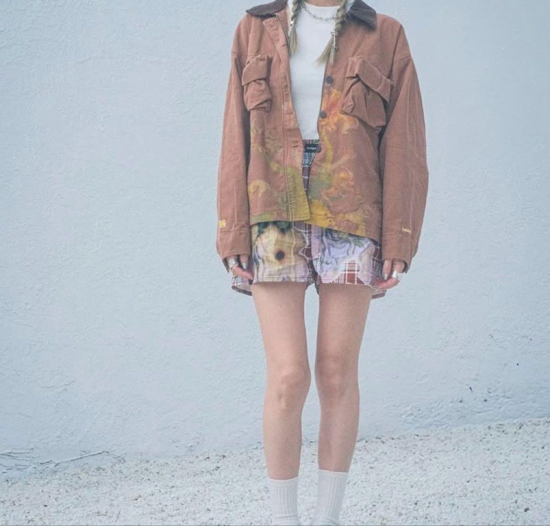 desigual. コリーナ・ストラダのボクサーショーツ フラワーチェック