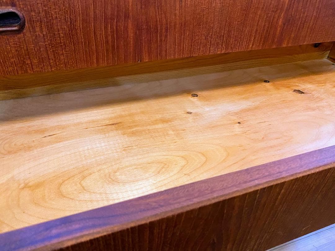 mark＊　デンマーク製 4段ワイドチェスト チーク材 仕上済