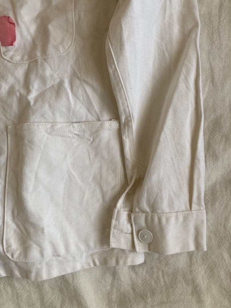 フレンチヴィンテージ 1wash 白 コットンジャケット70s60s 解禁