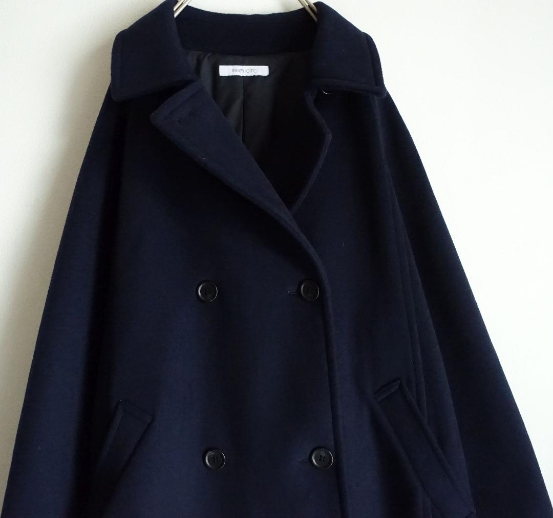 2024 B.C STOCK☆Wビーバーテントライントレンチコート F ネイビー