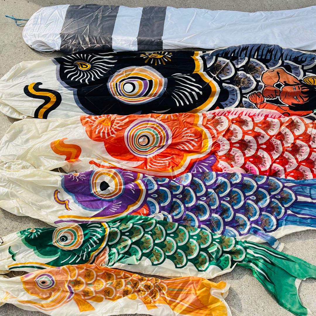 鯉のぼり　黄金兜鯉　4M