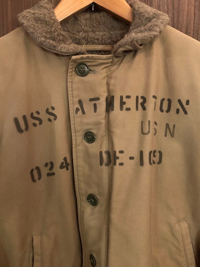 値下げ　バズリクソンズ　N-1 デッキジャケット　サイズ　40 ステンシル