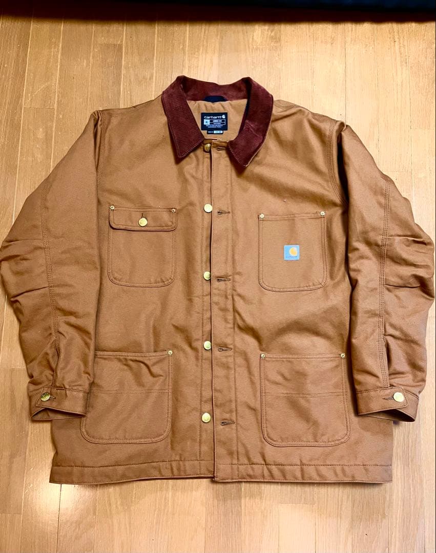 スイカ頭CarharttカーハートUS カバーオール チョアコートXL