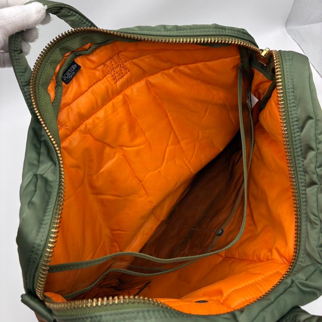 ポーター タンカー 2way ブリーフケース ビジネスバッグ カーキ ナイロン