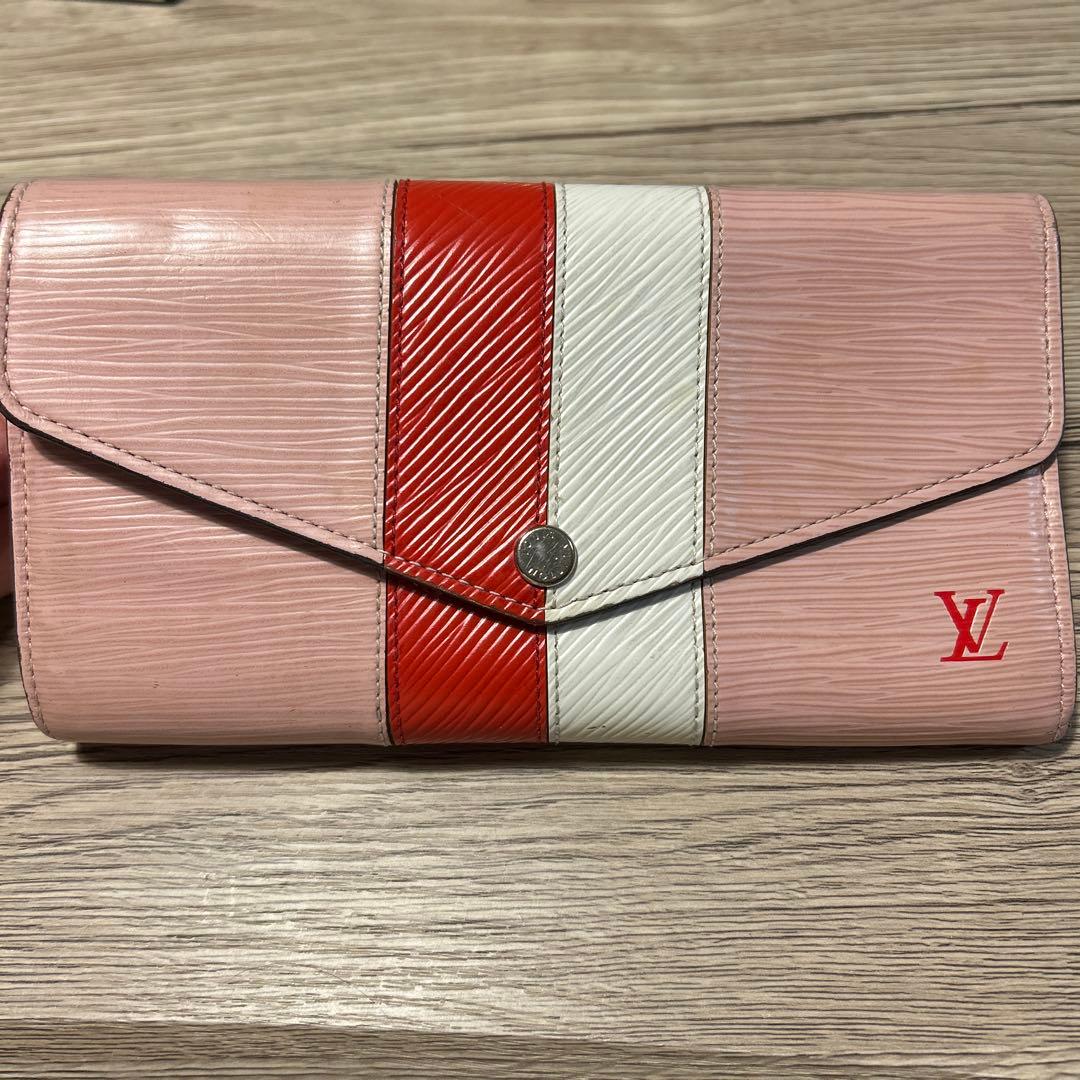 ルイヴィトン　長財布　ピンク