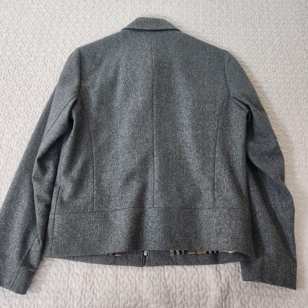 バーバリー　ウールジャケット　ジップ　スイングトップ　ジャンバー