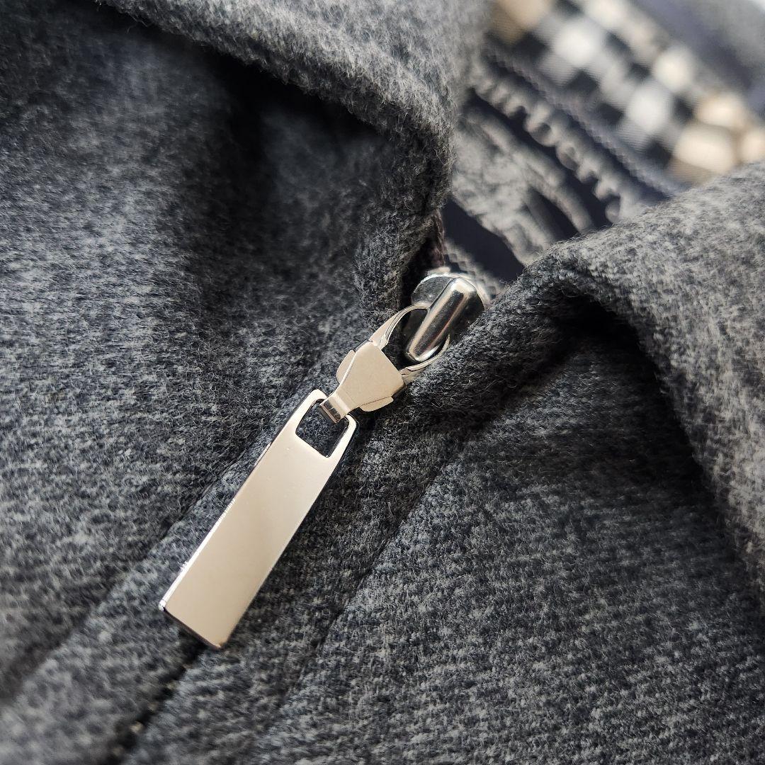 バーバリー　ウールジャケット　ジップ　スイングトップ　ジャンバー