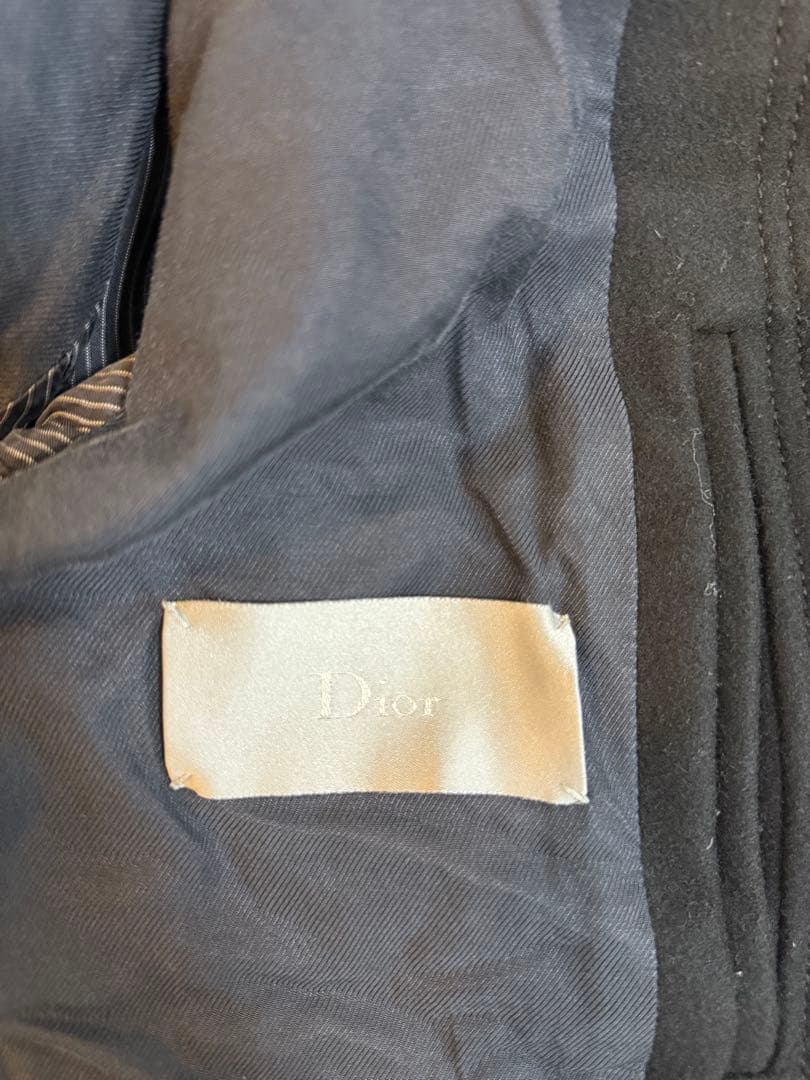 Dior HOMME ディオールオム黒 ダッフルコート
