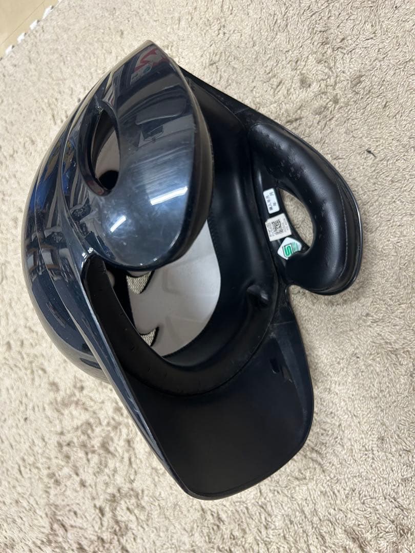 ヘルメット10個セット【中古】 ミズノのケース7枚付