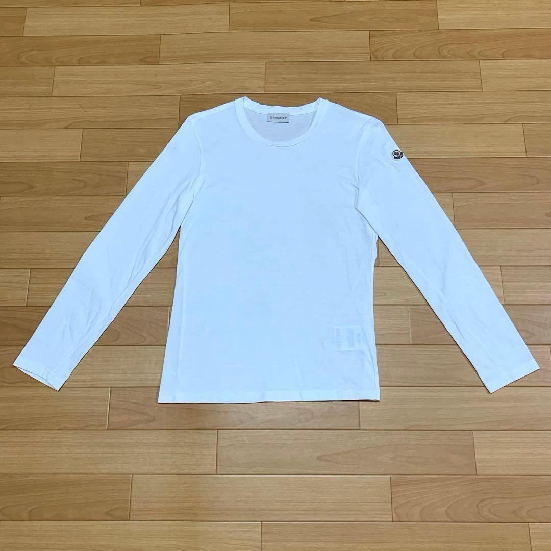 〔美品〕モンクレール　レディース　ロンT ホワイト 長袖 TシャツXS 5S52