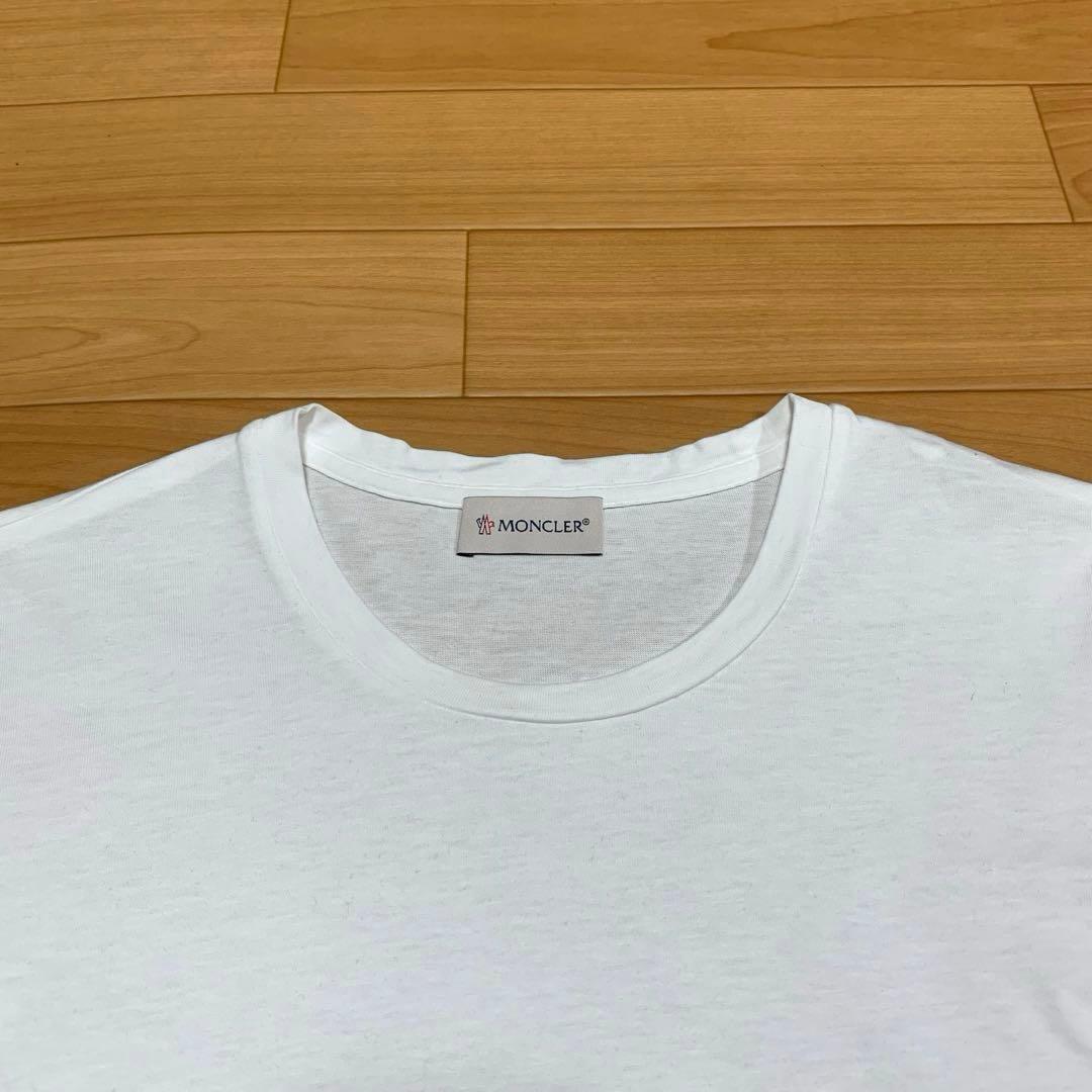 〔美品〕モンクレール　レディース　ロンT ホワイト 長袖 TシャツXS 5S52