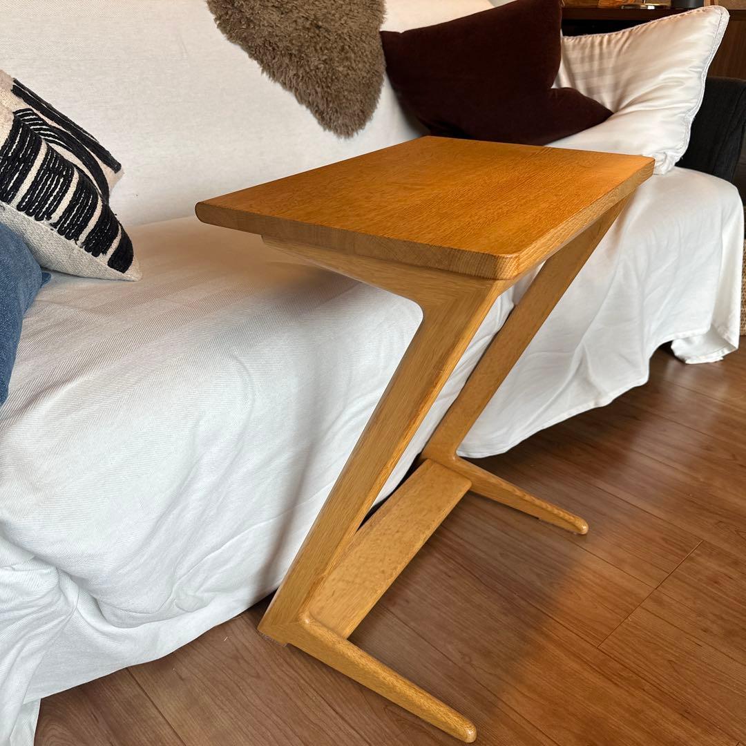 ナラ無垢材 サイドテーブル JOYSTYLE 天然木 ソファ用 北欧