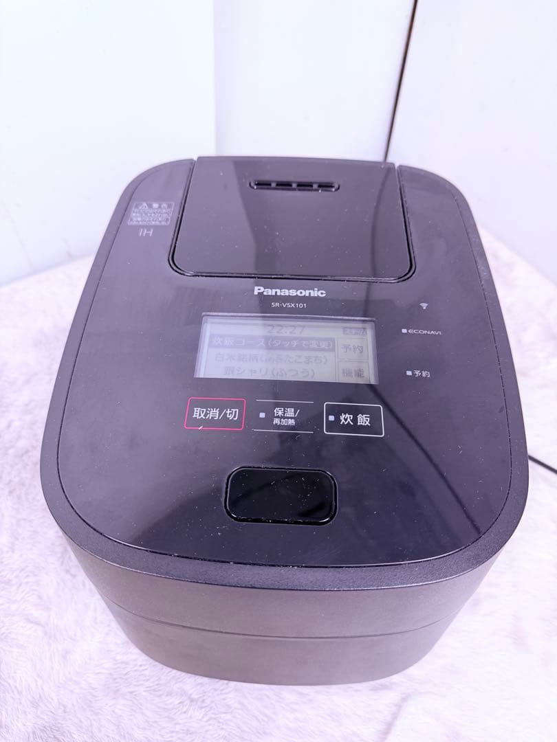 Panasonic 炊飯器5.5合炊 黒 SR-VSX101-W 2023年製