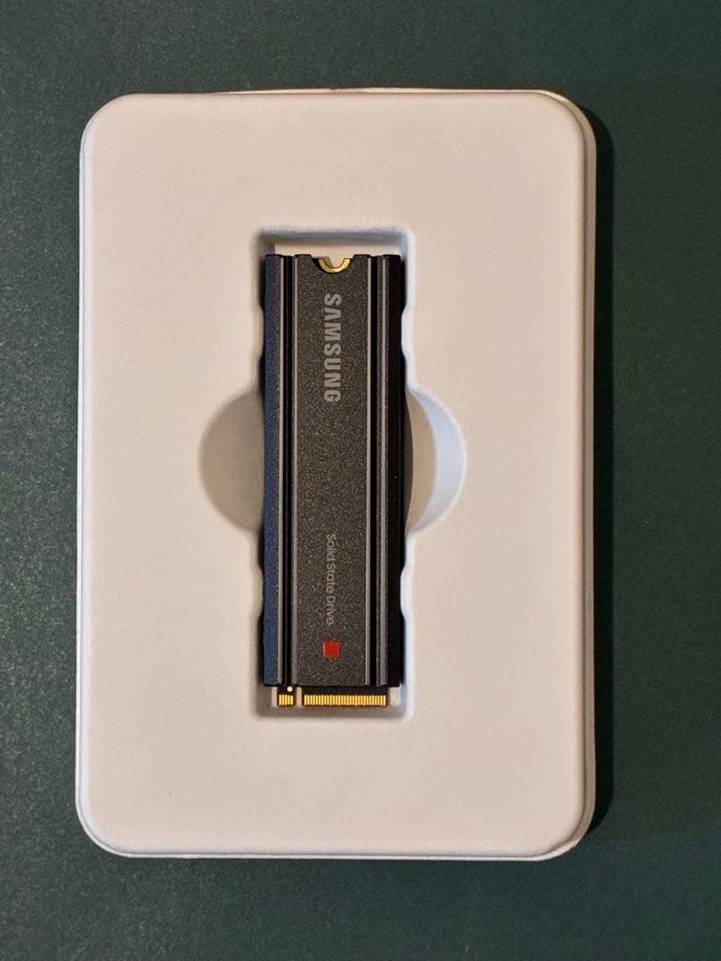Samsung 980 PRO 1TB SSD ヒートシンク付き