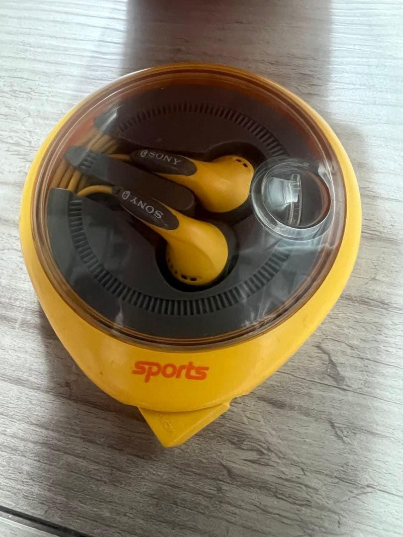 90’sソニースポーツイヤホンsonysports海外使用ヴィンテージイヤホン