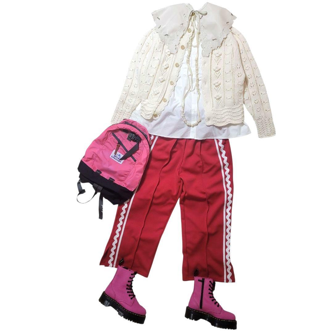 ♡大人F2♡frankygrow♡なみなみ ジャージ パンツ RED