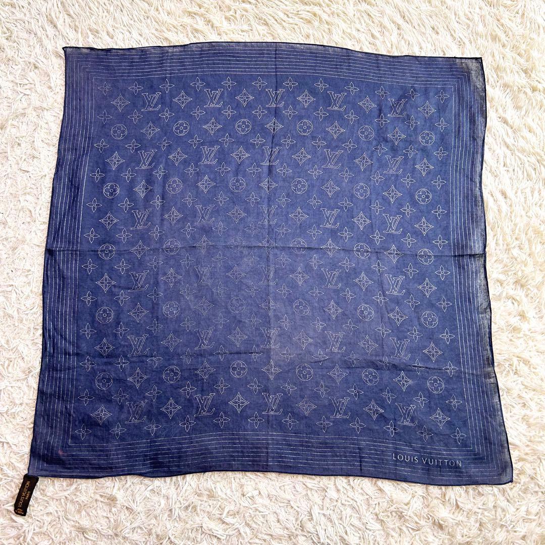 【ルイヴィトン✨️モノグラム】 イタリア製 LV ハンカチ ポケットチーフ