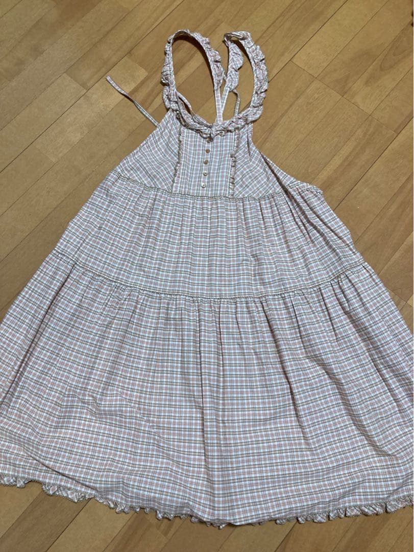 ピンクハウス　エプロン　ワンピース