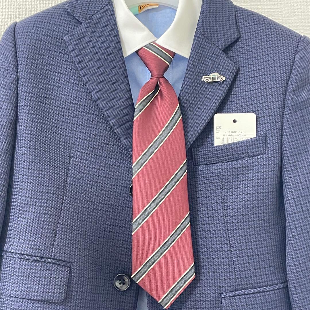 【petit main】ネイビー スーツ 110cm フォーマル　美品