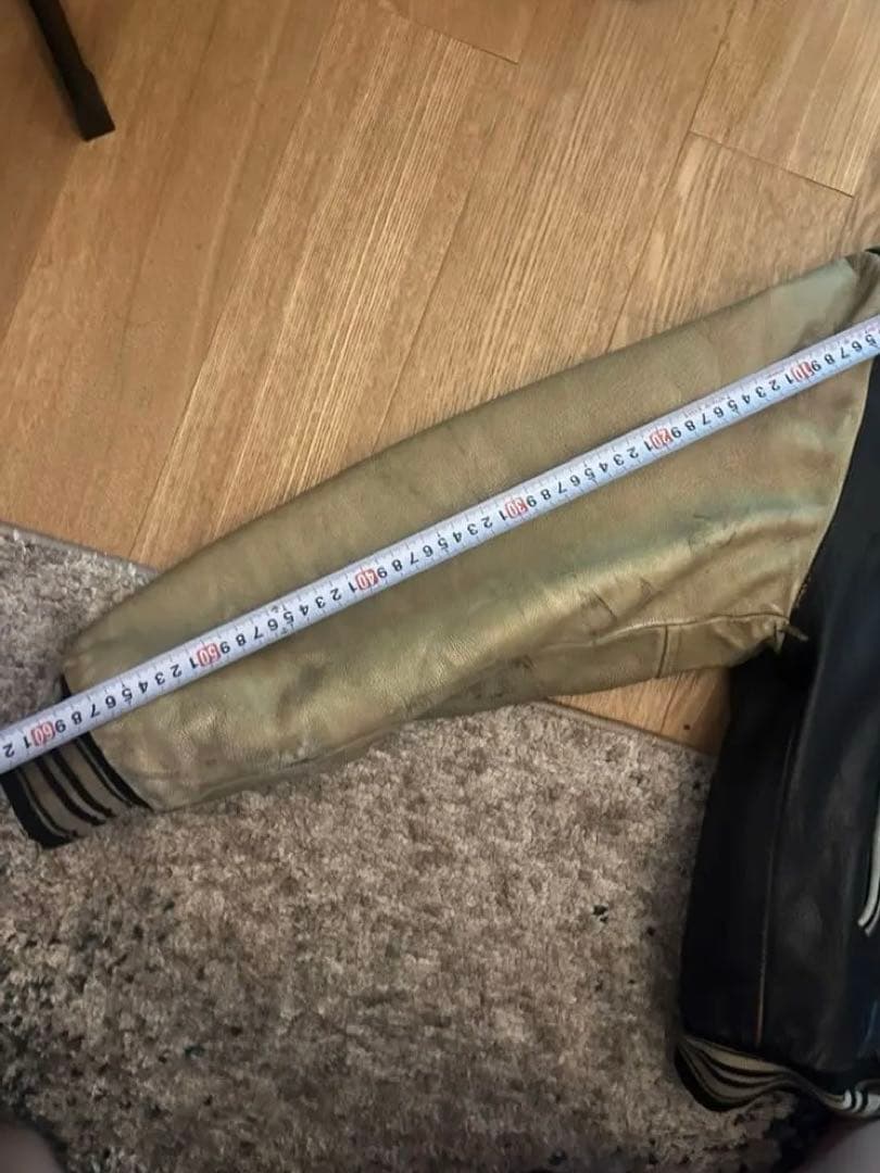 vintage - REDSKINS レザー スタジャン