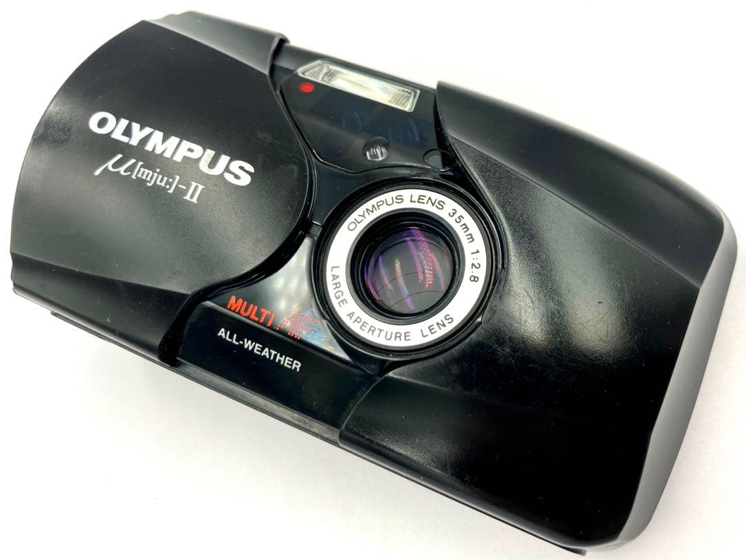 【完動品】Olympus μ-ⅱフィルムカメラ・動作確認済み