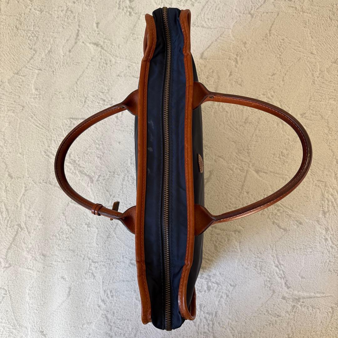 Felisi フェリージ ナイロン/レザー ブリーフケース 1724DS 濃紺