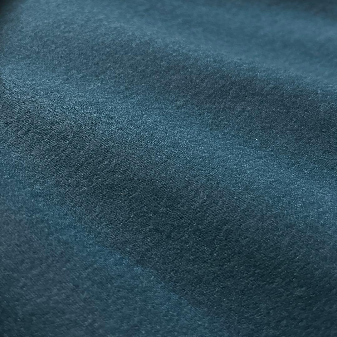 Leilian ホワイトレーベル ウールワンピース ブルー