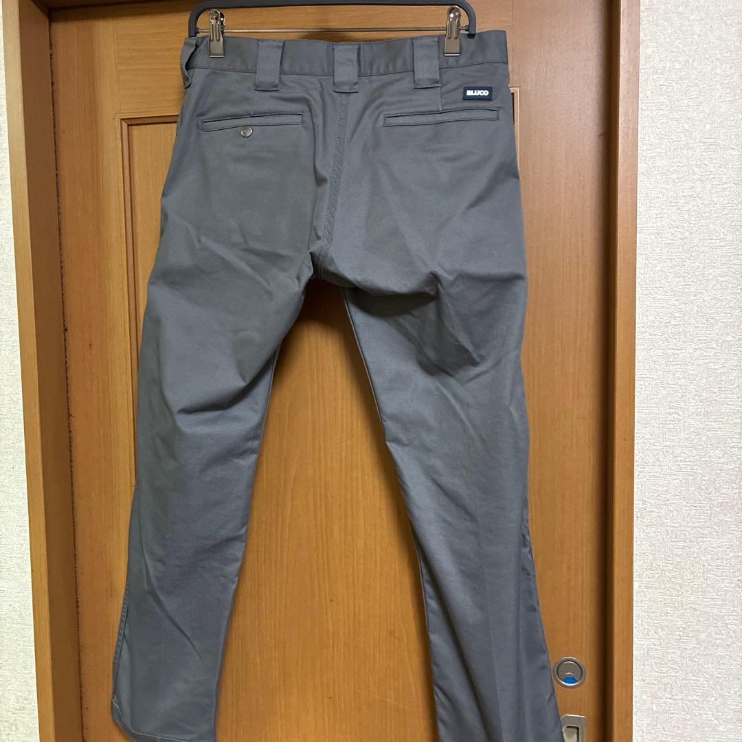 BLUCO ワークパンツ ベージュ&グレー2本セット　Ｌ