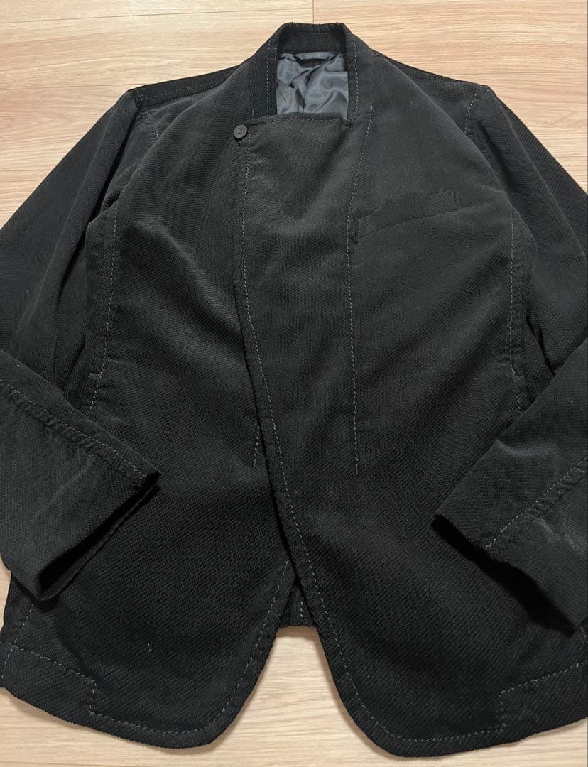 イッセイミヤケ デザイン ジャケット 黒 ブラック 日本製 古着 サイズ2