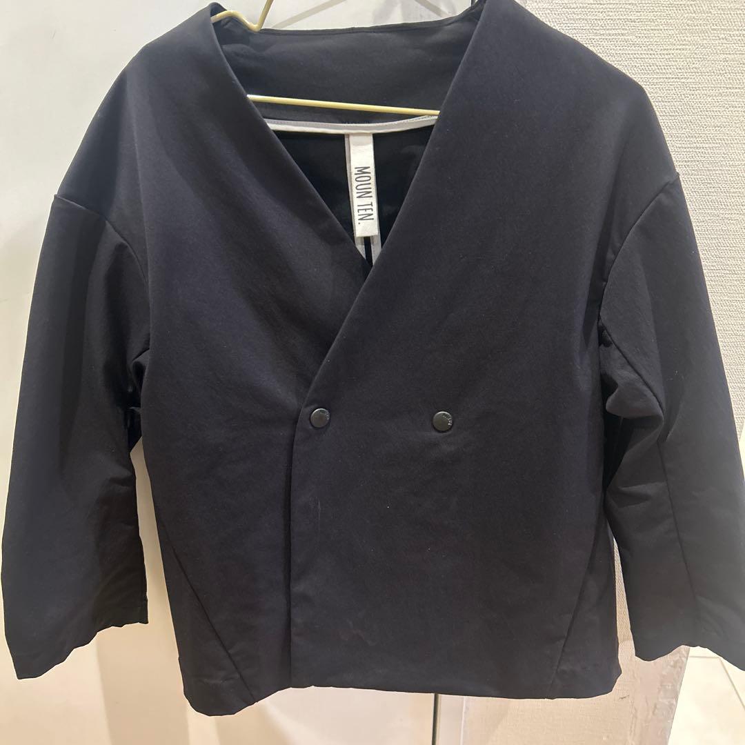 MOUN TEN. ブラック セットアップ 125 ジャケット入学卒園