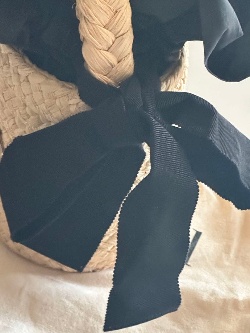 PATOU ラフィアバケットバッグ　新品未使用　お値下げ