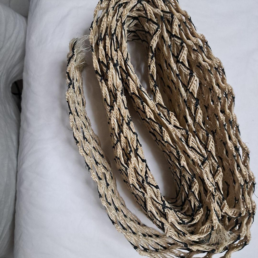 自然素材のオープンウィーブ帯