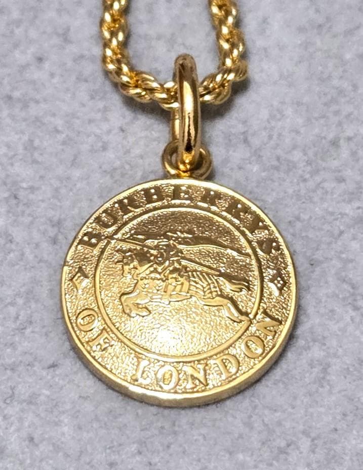 BURBERRY バーバリー　ホースロゴ　　ネックレス 良品　43056