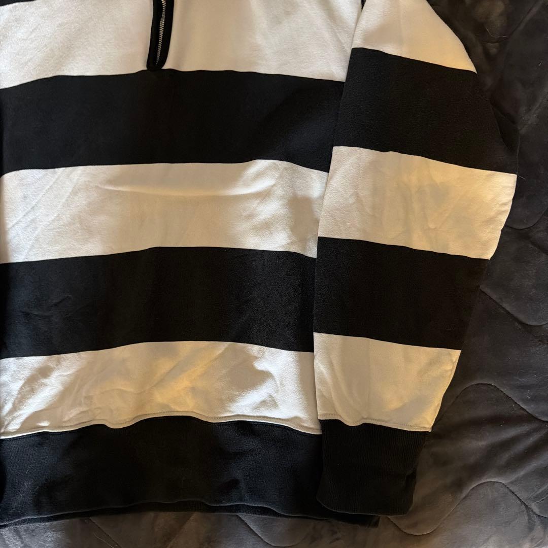 goodenough 囚人 ボーダー zip スウェット 90s