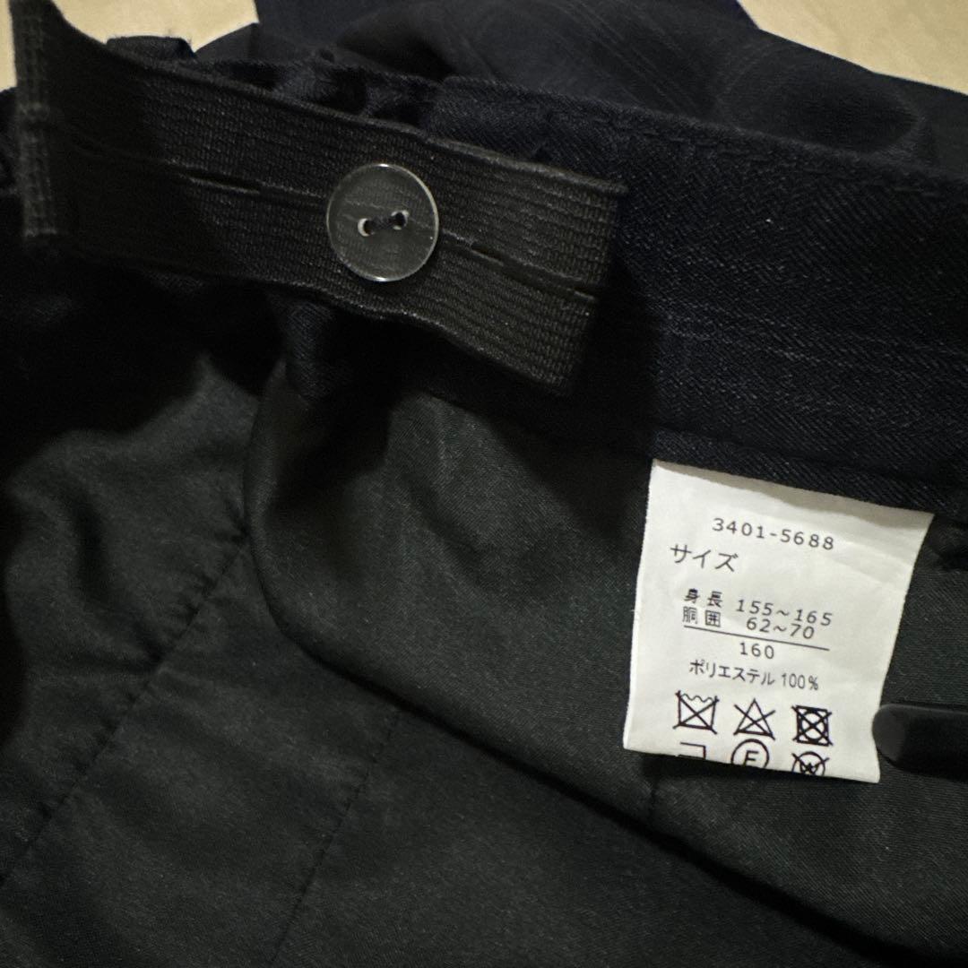 BEAMS DESIGN フォーマルスーツ ３ピーススーツ 卒業式 紺系 160