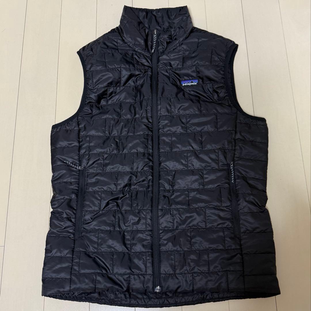 美品 Patagonia ナノパフ ダウンベスト ブラック