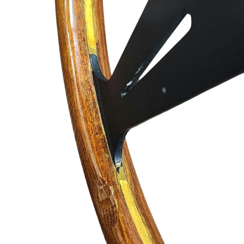 ★廃盤希少★ナルディ クラシックウッドステアリング ブラックスポーク　36.5Φ