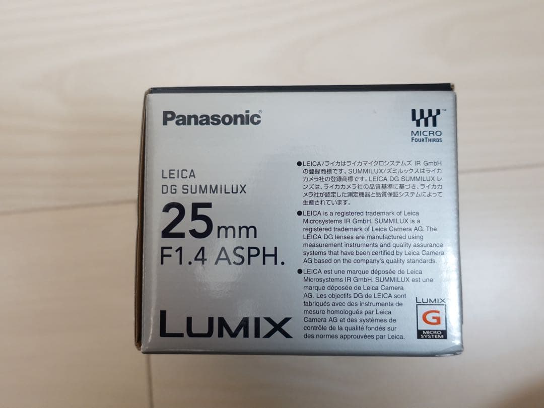 レンズ(単焦点) Panasonic LEICA DG SUMMILUX 25mm F1.4