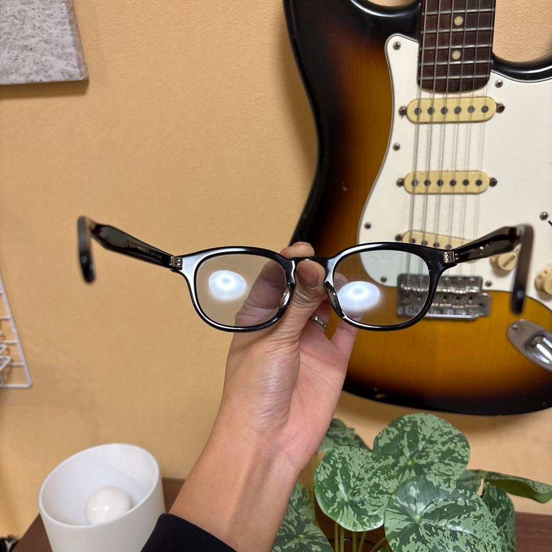 UNITED ARROWS John ブラックフレーム眼鏡