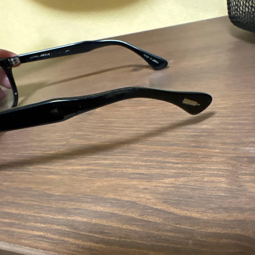 UNITED ARROWS John ブラックフレーム眼鏡