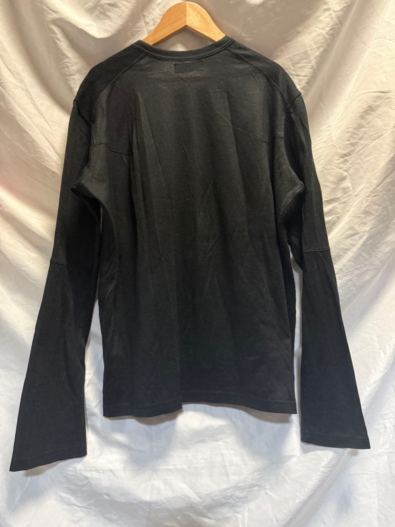 Ys ヨウジヤマモト ヘンリーネックニット 切り替え