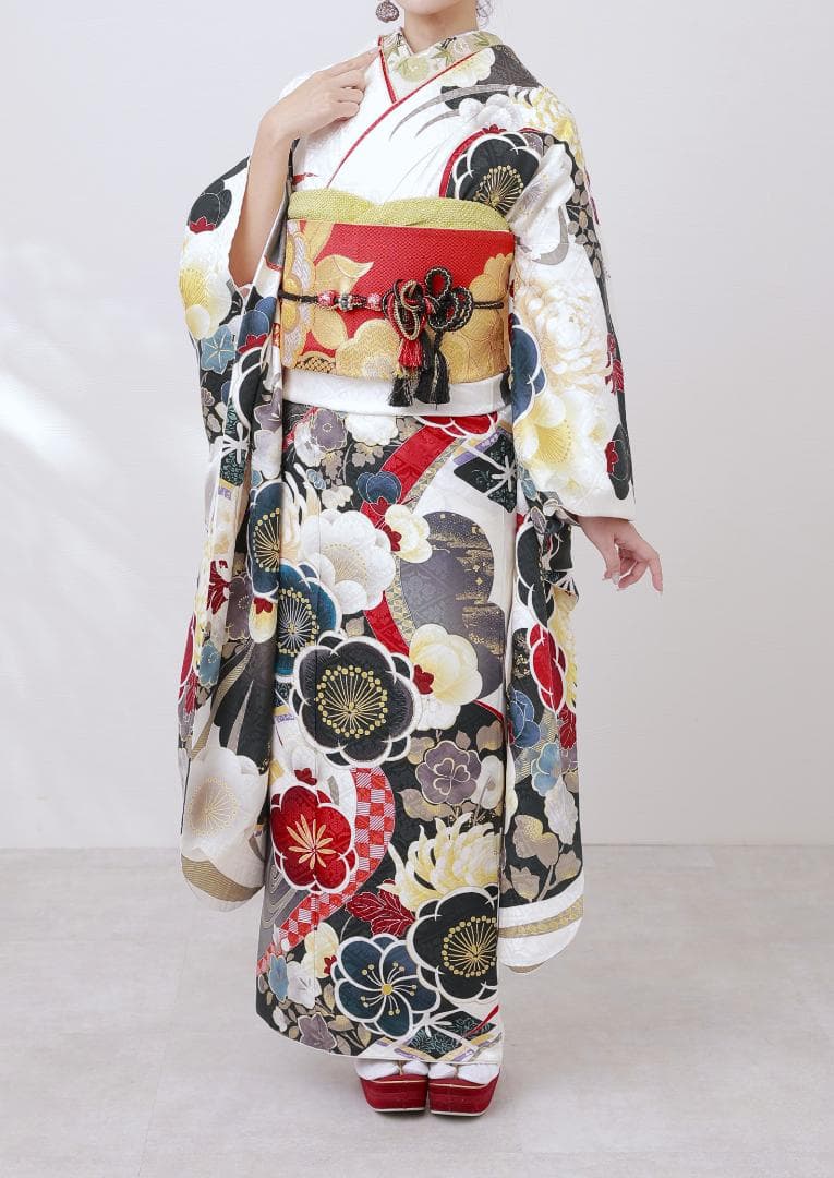 よこよこ様　振袖単品【889】【155cm~165cmの方用】