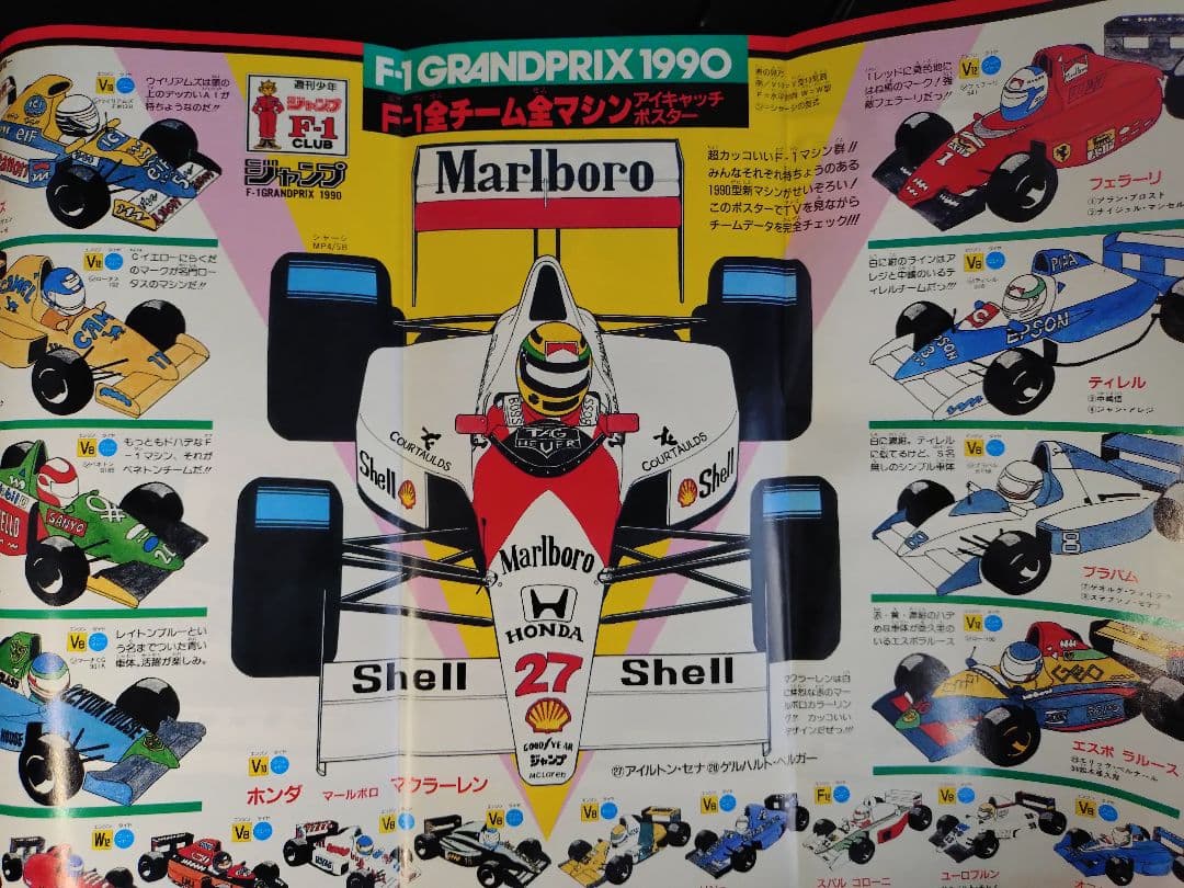 【週刊少年ジャンプ1990年21-22号】ドラゴンボール　マクラーレンホンダ b