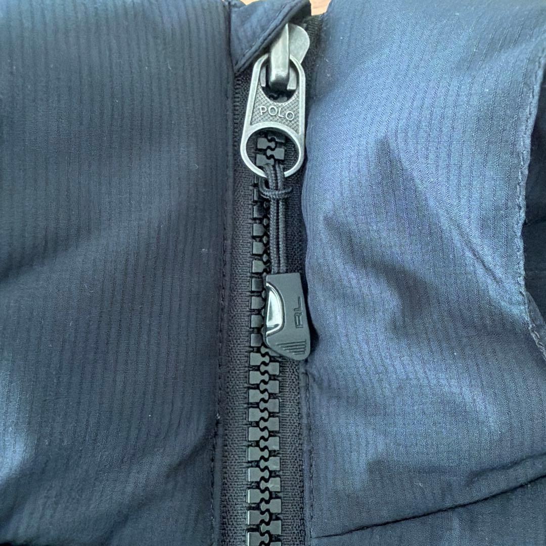 Ralph Lauren ダウンベスト※フード付き　黒　Lサイズ