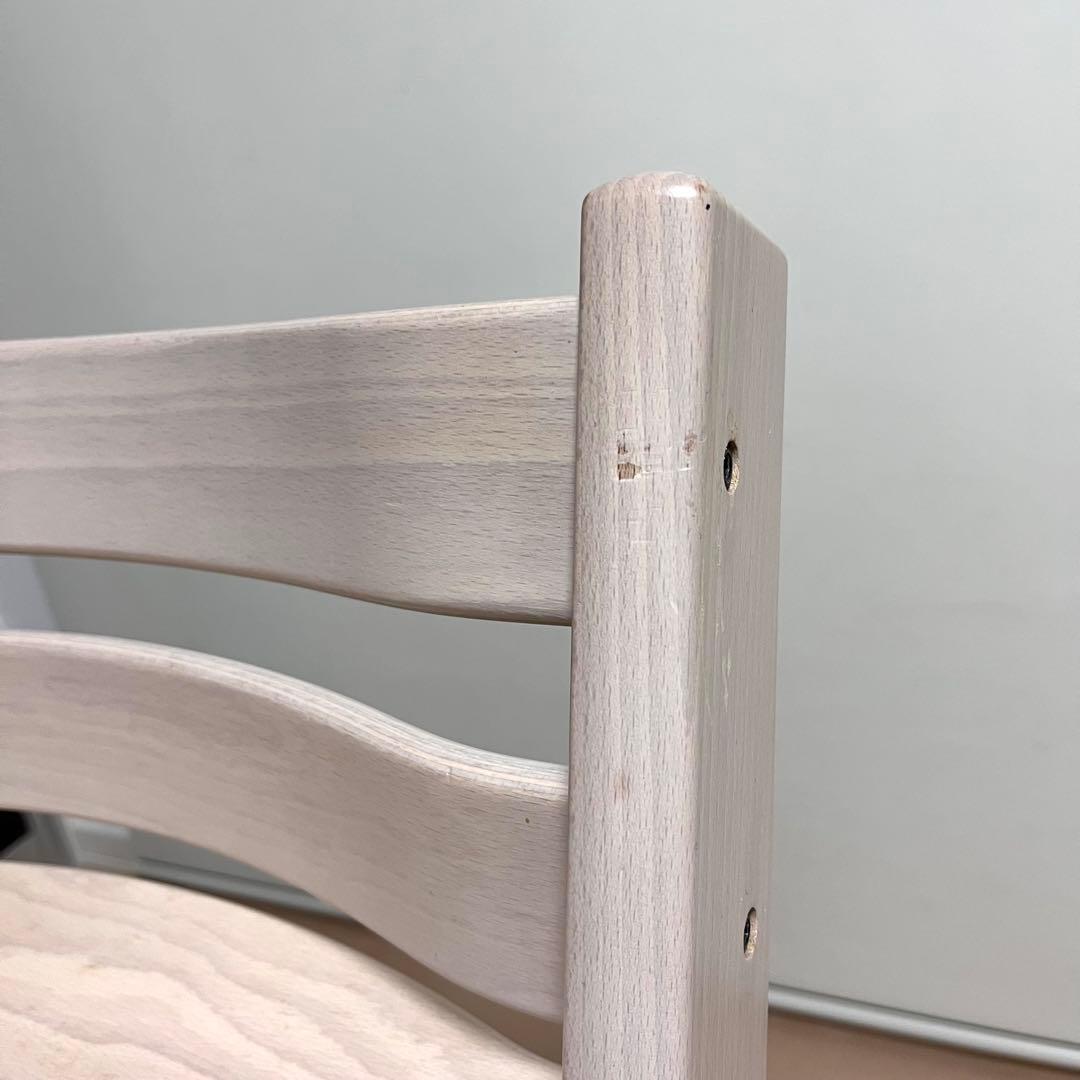 【新型】シリアル4　ストッケ トリップトラップホワイトウォッシュ