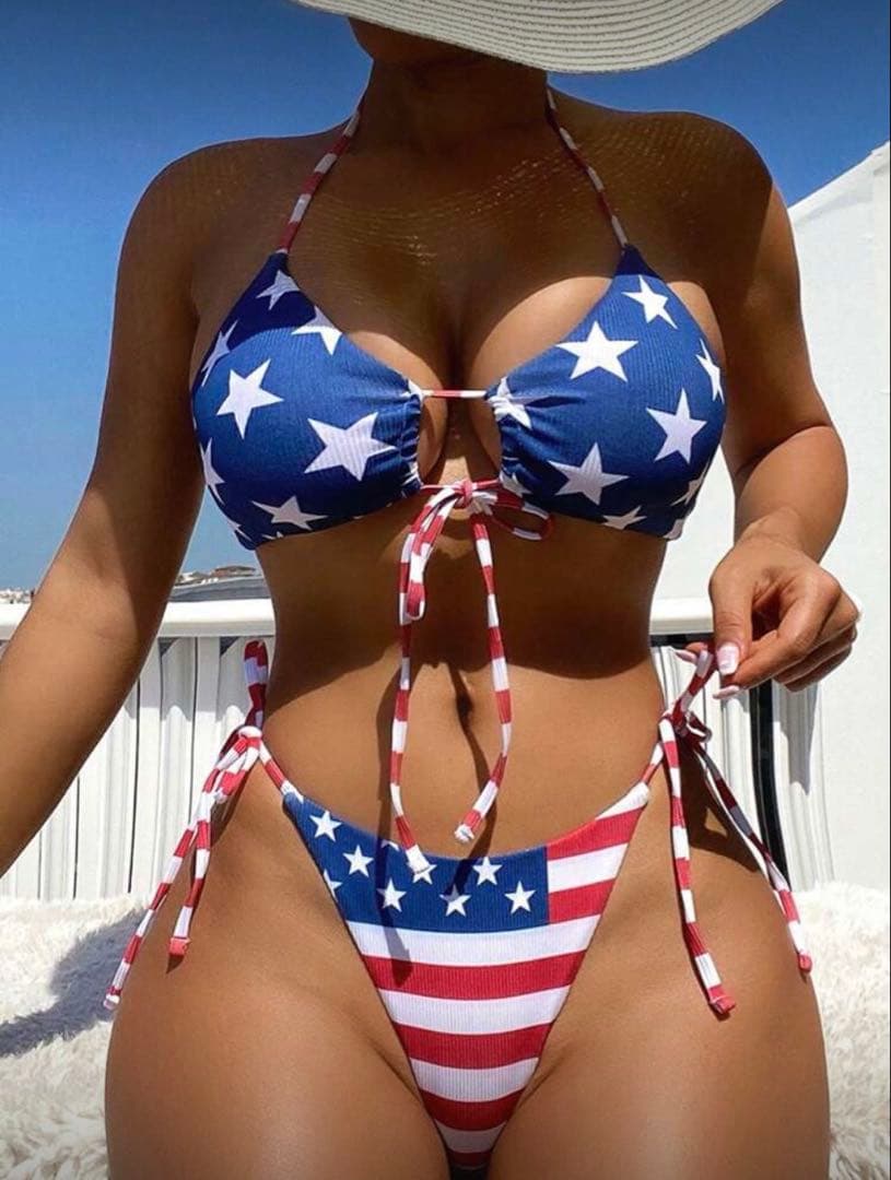 アメリカ国旗デザイン ビキニ まとめセット