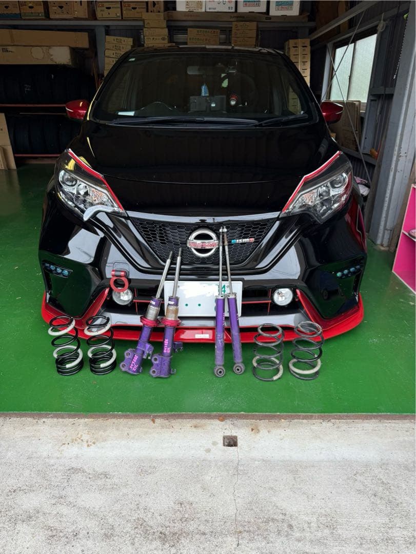 日産ノートNISMOタナベサスペンション
